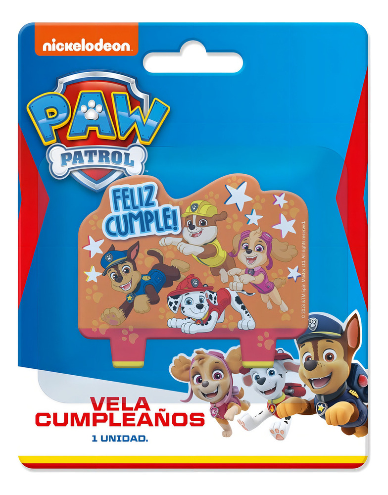 Vela De Paw Patrol Para Cumpleaños - Imagen 2