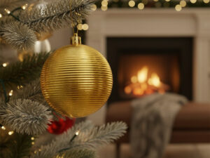 Adorno Arbol De Navidad Esferas Diseños 6cm Pack 6 Unidades