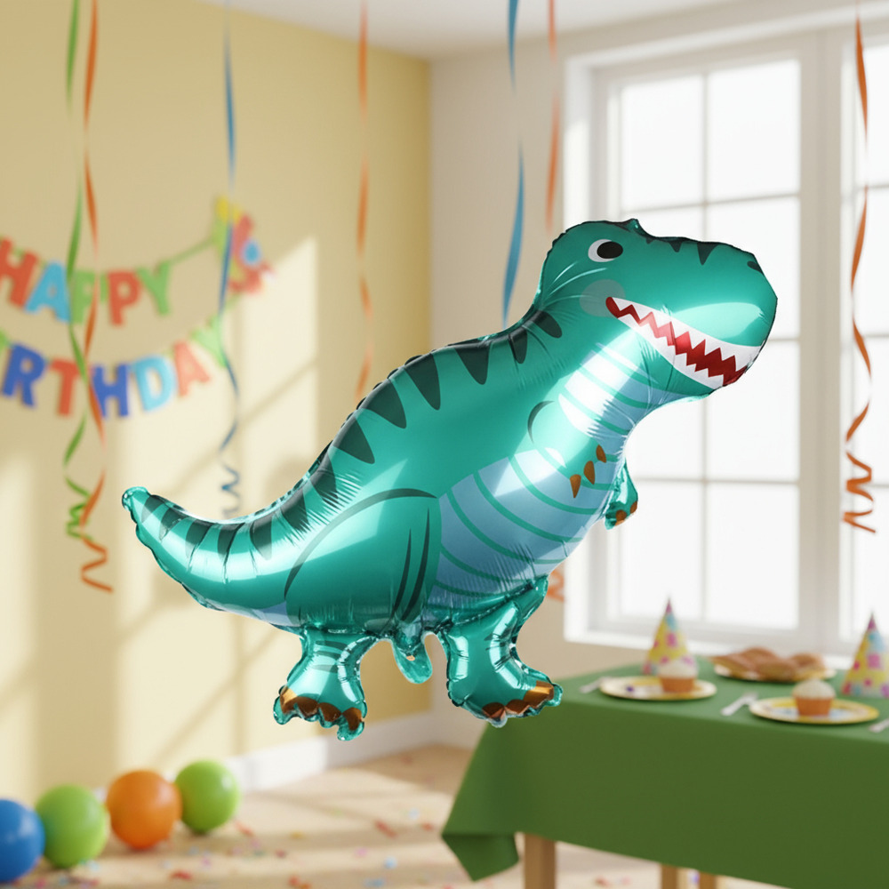 Globo Metálico / Globo Grande / Figura Grande De Dinosaurio - Imagen 10