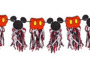 Guirnalda Borla Para Decoración Fiesta Motivo Mickey Mouse