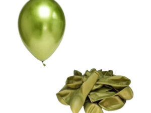 Pack 25 Uds Globos Pequeños Cromados R5 = 13 Cm