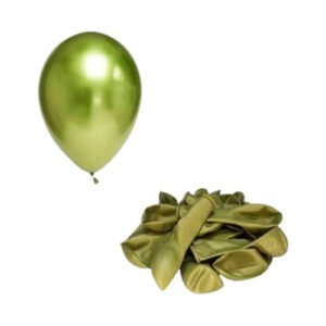 Pack 25 Uds Globos Pequeños Cromados R5 = 13 Cm