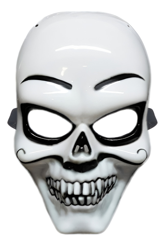 Mascara Para Tu Disfraz / Calavera Mostacho - Imagen 4