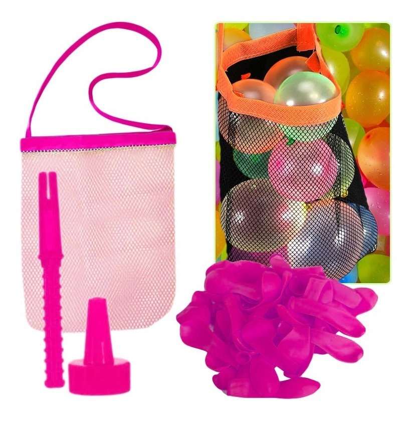 Set 60 Bombitas De Agua + Morral + Herramienta - Imagen 3