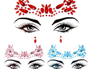 Pack 3 Tatuaje Temporal Gemas / Piedras / Halloween / Md92