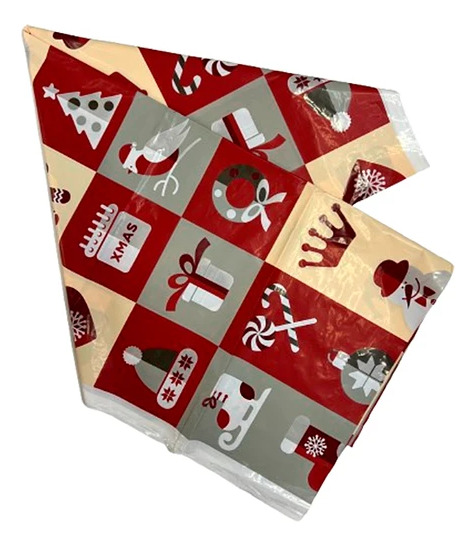 Mantel Plástico Para Decoración Rectangular Motivo Navidad - Imagen 4