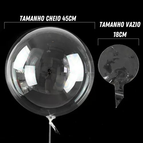 Pack 4 Uds Globos Burbujas Transparente De 45cm / Decoracion - Imagen 2