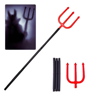 Tridente Diablo / Accesorio / Decoración / Fiesta Halloween