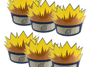 Pack 6 Uds Corona Para Fiesta / Cotillón Motivo Naruto