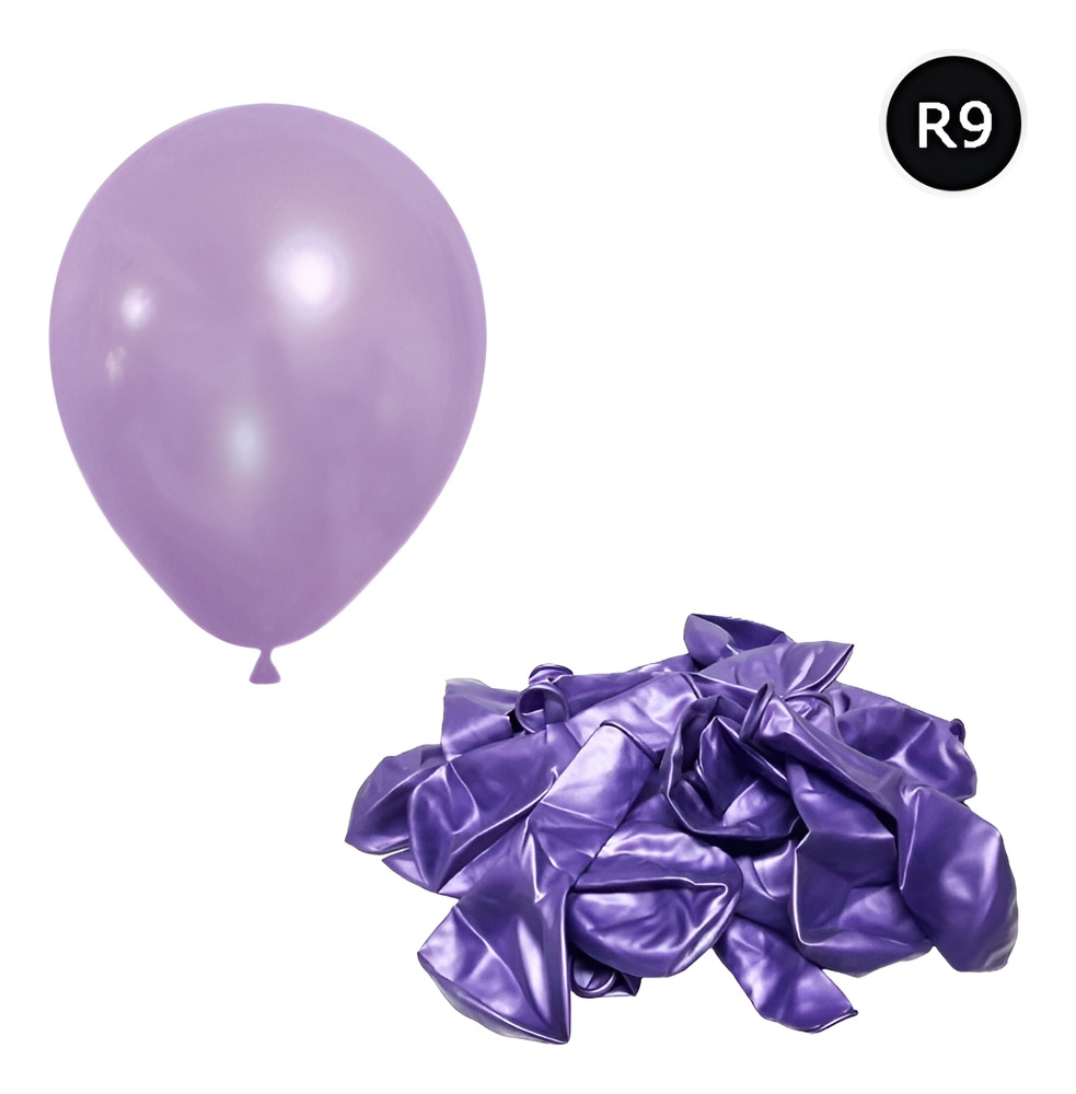 Pack 25 Uds Globos Decorativos De Látex Metálicos R9 - Imagen 8