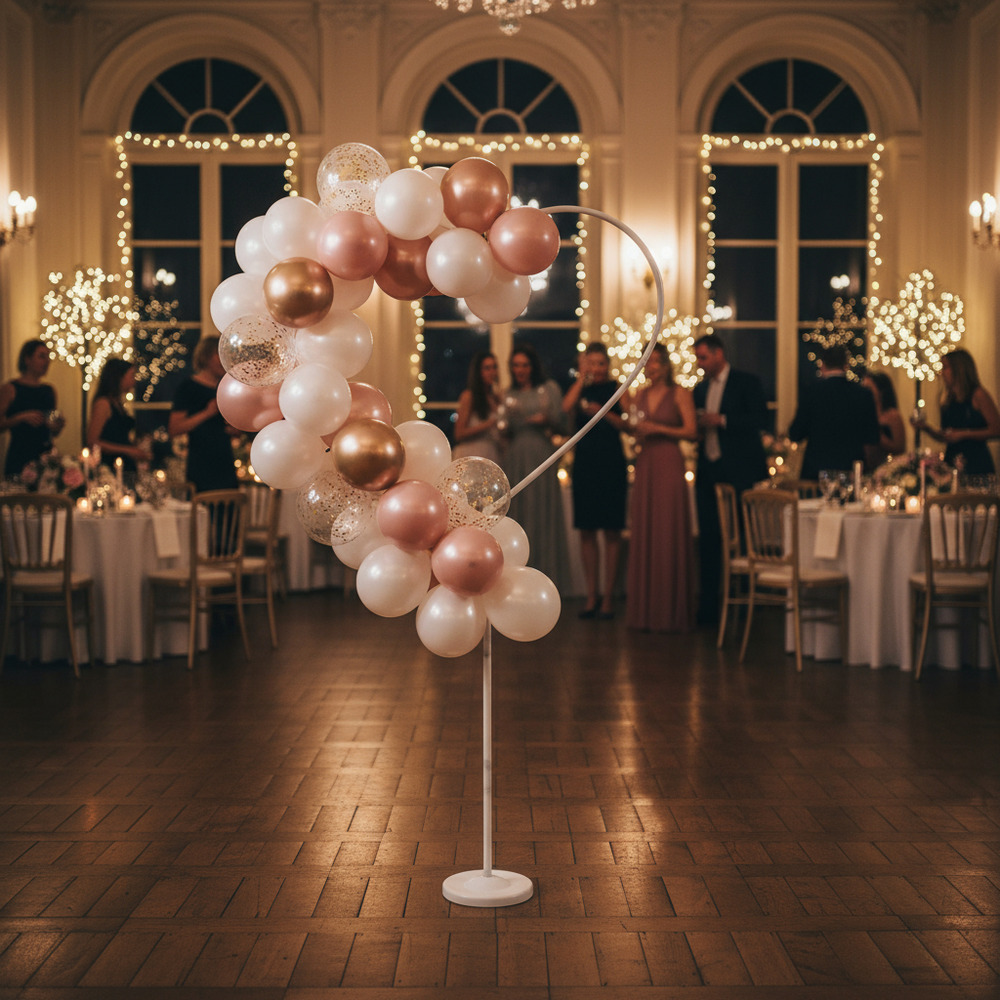 Base Para Globos Soporte Marco Corazón - No Incluye Globos - Imagen 3