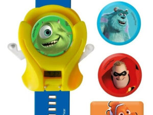 Reloj Lanzador De Discos / Toy Story / Increibles / Wazowski