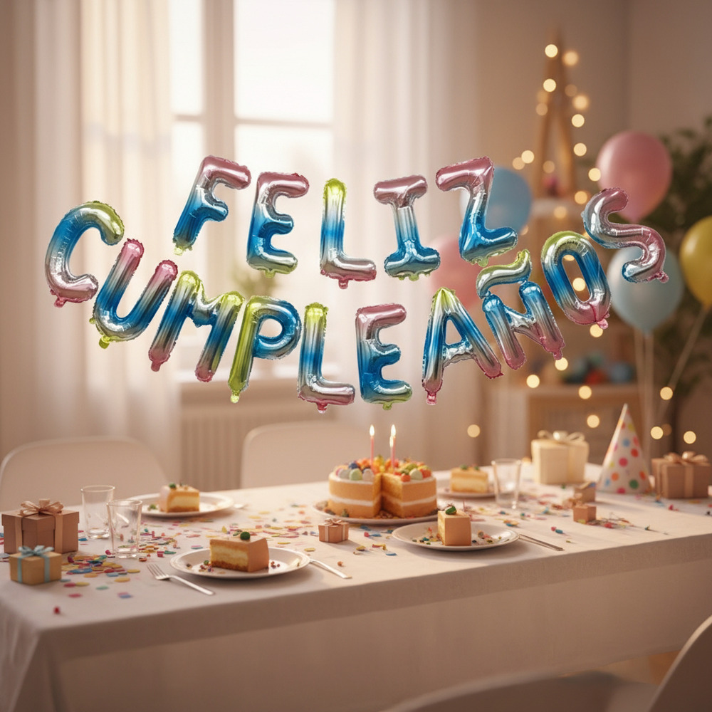 Set De Globos Decoración 15 Uds (feliz Cumpleaños) - Imagen 30