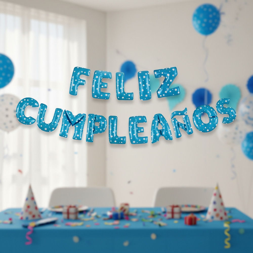 Set De Globos Decoración 15 Uds (feliz Cumpleaños) - Imagen 21