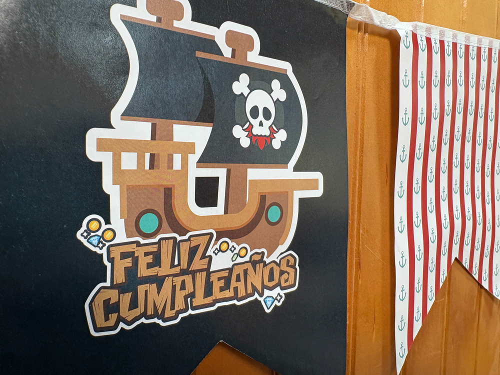 Guirnalda De Pirata Feliz Cumpleaños - Imagen 3
