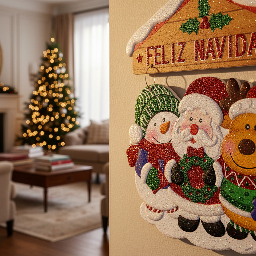 Adorno Para Decoración / Muro / Puerta / Motivo Navidad - Imagen 4