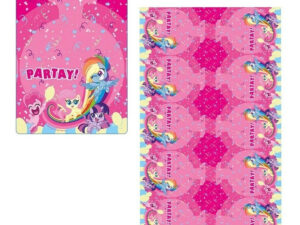 Mantel Plástico Decoración Rectangular Motivo My Little Pony