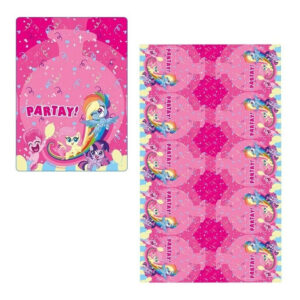 Mantel Plástico Decoración Rectangular Motivo My Little Pony