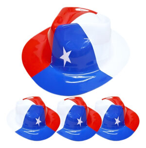 Pack 4 Sombreros / Vaquero / Cotillón / ( Fiestas Patrias )