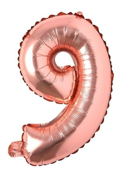 Globo En Forma De Numero - Altura - 45 Cm - Imagen 9