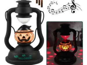 Lampara Luz Led / Sonido Tenebroso / Halloween / Calabaza
