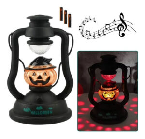 Lampara Luz Led / Sonido Tenebroso / Halloween / Calabaza