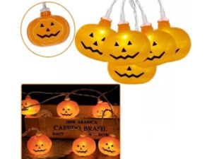 Guirnalda Luces 1,5m Forma Calabaza / Halloween