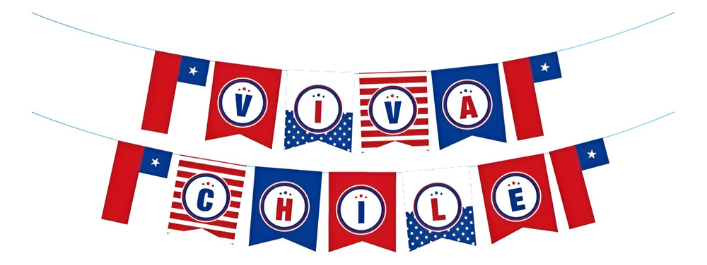 Guirnalda Para Decoración Motivo Fiestas Patrias - Imagen 2