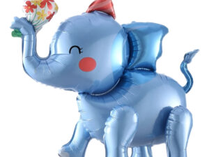 Globo Metálico Decoración Animal Elefante 3d
