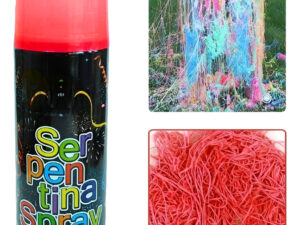 Serpentina Spray Contenido 250 Ml / Fiesta / Cotillón