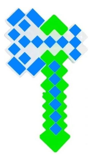 Hacha Con Luz Led Y Musica / Minecraft