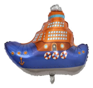 Globo Metálico Silueta Barco