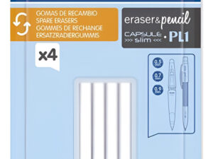 Pack 4 Uds Repuesto Para Lapiz Borrador / Goma Circular Pl1