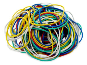 Bandas Elasticas De Caucho Colores 250mg / Liga Rb-124