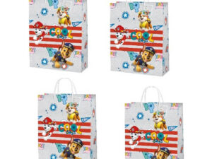 Pack 4 Uds Bolsas De Papel / Para Dulces / Motivo Paw Patrol