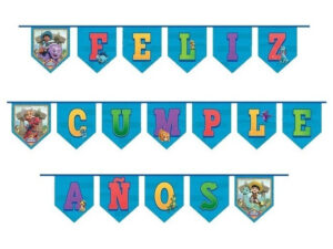 Guirnalda Para Decoración Fiesta Motivo Dino Ranch