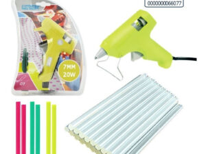 Pistola Rapid Eléctrica Silicona Barra 7 Mm 20w + 26 Barras