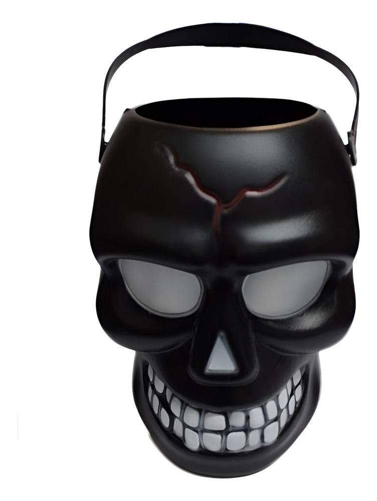 Balde Para Dulces Halloween / Diseño Calavera
