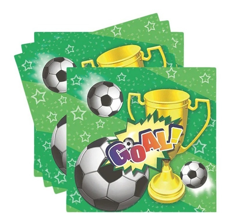 Servilletas De Papel Para Decoración Motivo ( Futbol )