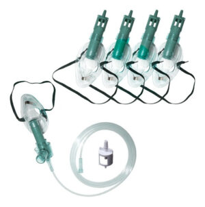 Pack 5 Uds Mascarilla Oxigeno Con Venturi Alto - Bajo Flujo