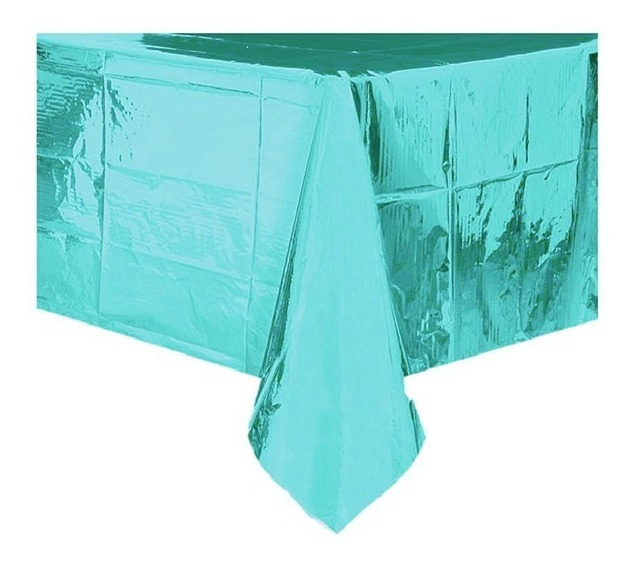Mantel Metalizado Para Decoración De Mesa Rectangular - Imagen 9