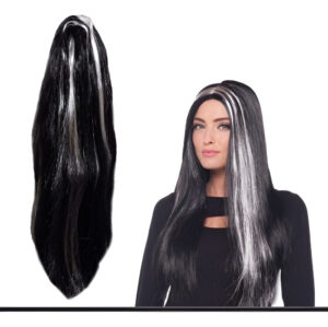 Peluca Para Tu Disfraz / Halloween / Morticia
