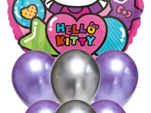 Set De Globos Decoración 7 Uds Personaje Hello Kitty