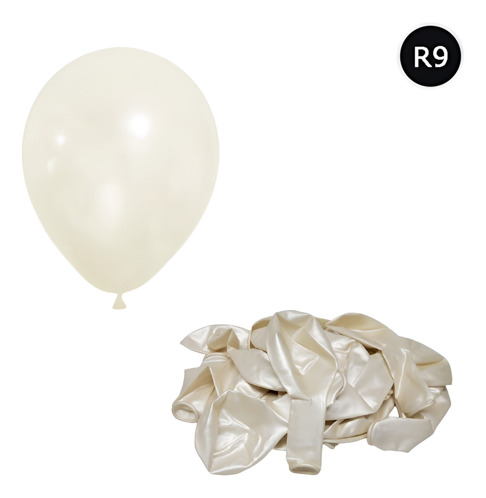 Pack 25 Uds Globos Decorativos De Látex Metálicos R9 - Imagen 4