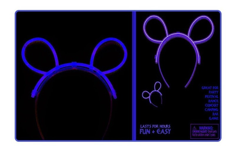 Cintillo Orejas / Decoración Fiesta / Flúor - Imagen 6