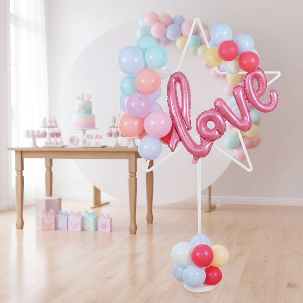 Base Para Globos Soporte Marco Estrella - No Incluye Globos - Imagen 2