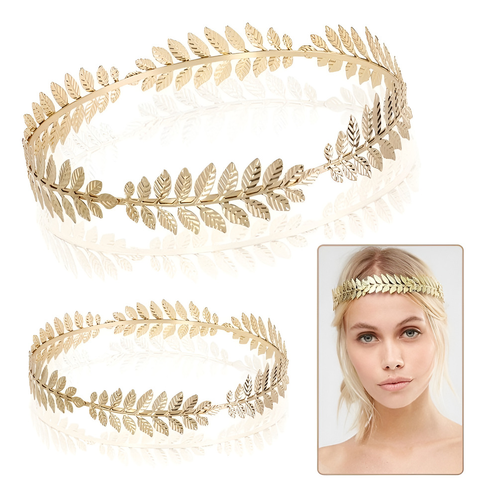 Corona Tiara Laurel / Decoración Fiesta / Cotillón