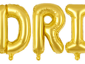 Globos De Letra Metalizados, Nombres De 7 Letras