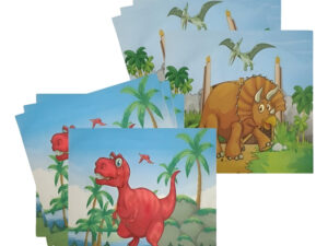 Servilletas De Papel Decoración Motivo Dinosaurio 20 Uds