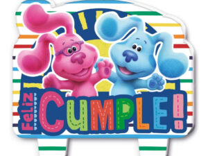 Vela Para Decoracion De Torta Con Motivo Las Pistas De Blue